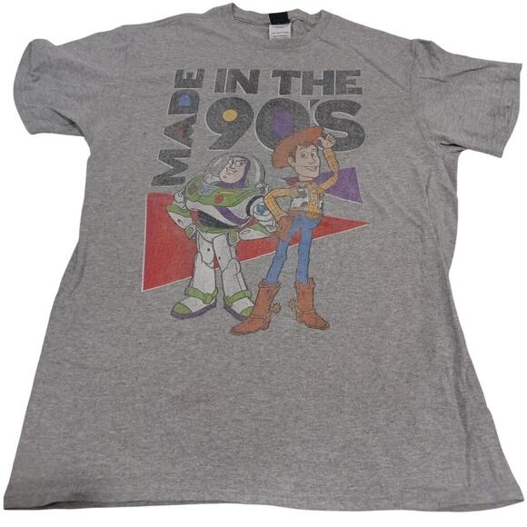 Vintage Toy Story Men’s Gray T-Shirt Disney Pixar Authentic Medium - Picture 1 of 5